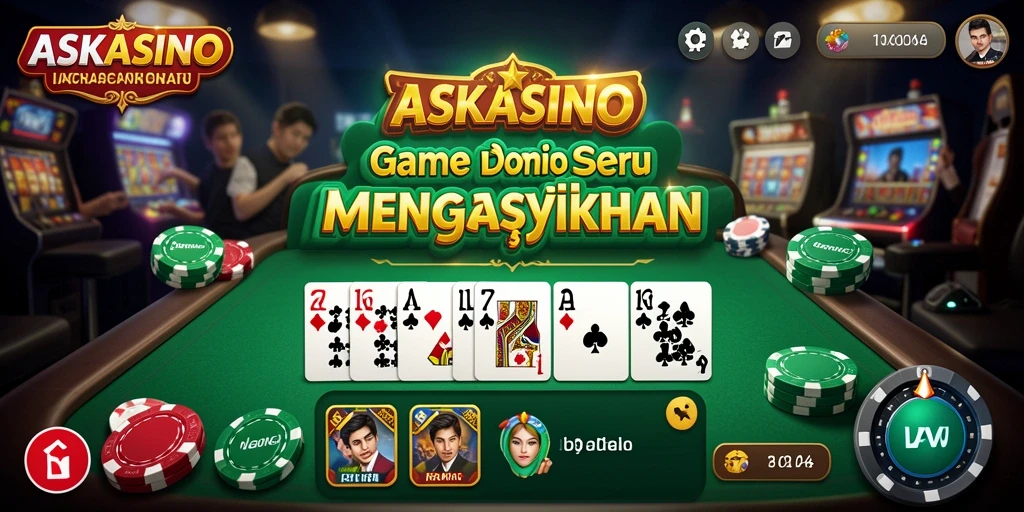 Tangkapan layar permainan Domino yang menegangkan di ASKASINO.