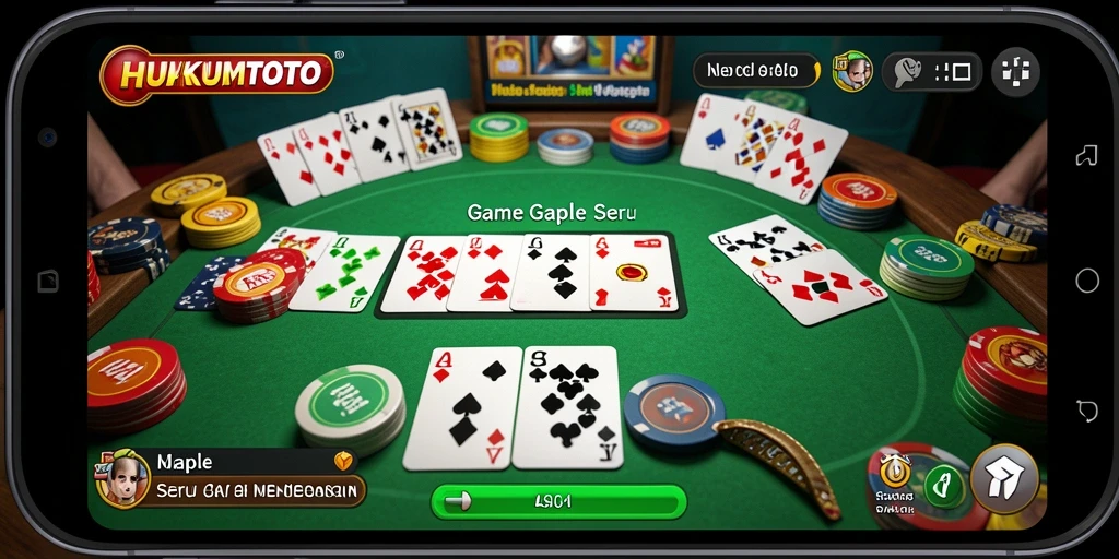 Tampilan gameplay seru HUKUMTOTO yang penuh warna.