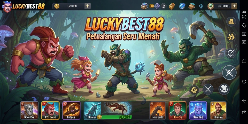 Gambaran gameplay seru di dalam LUCKYBEST88 yang penuh petualangan.