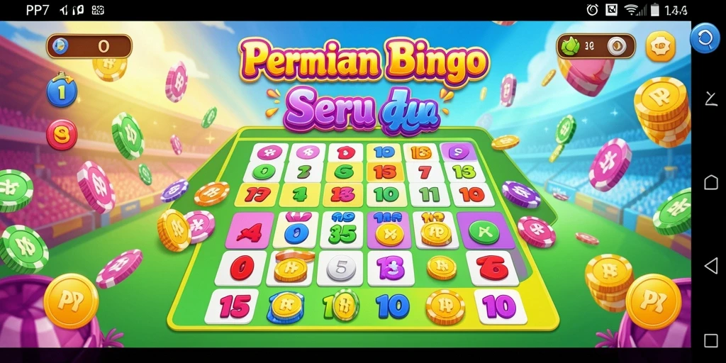 Tampilan gameplay Bingo yang menegangkan dan seru di PP7.