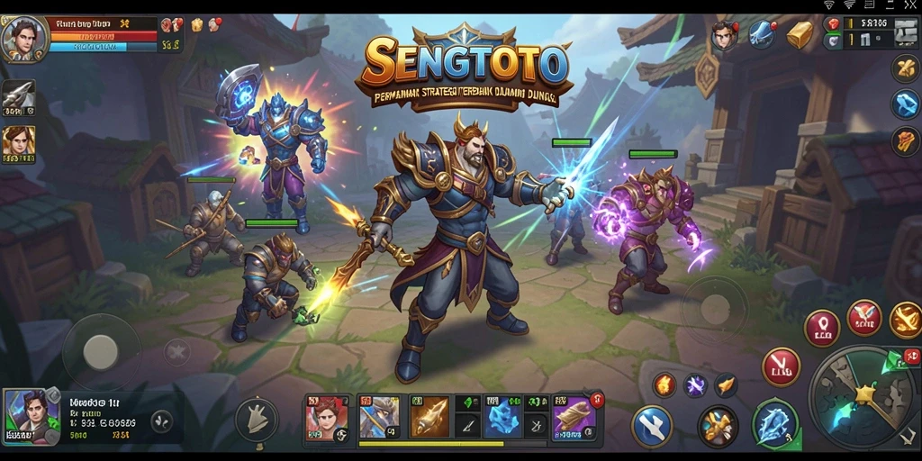 Tampilan gameplay epik dari SENGTOTO yang penuh strategi.