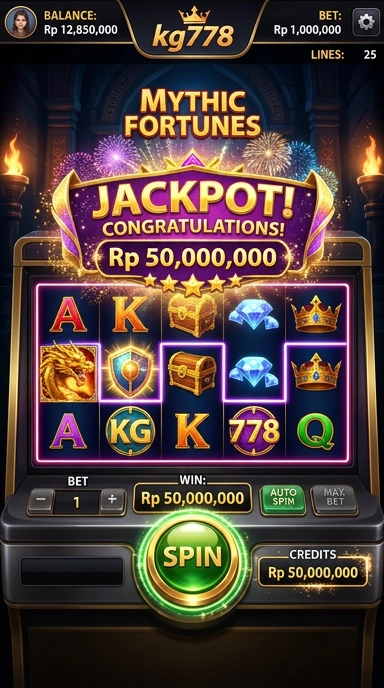 Screenshot dari halaman detail aplikasi di kg778.